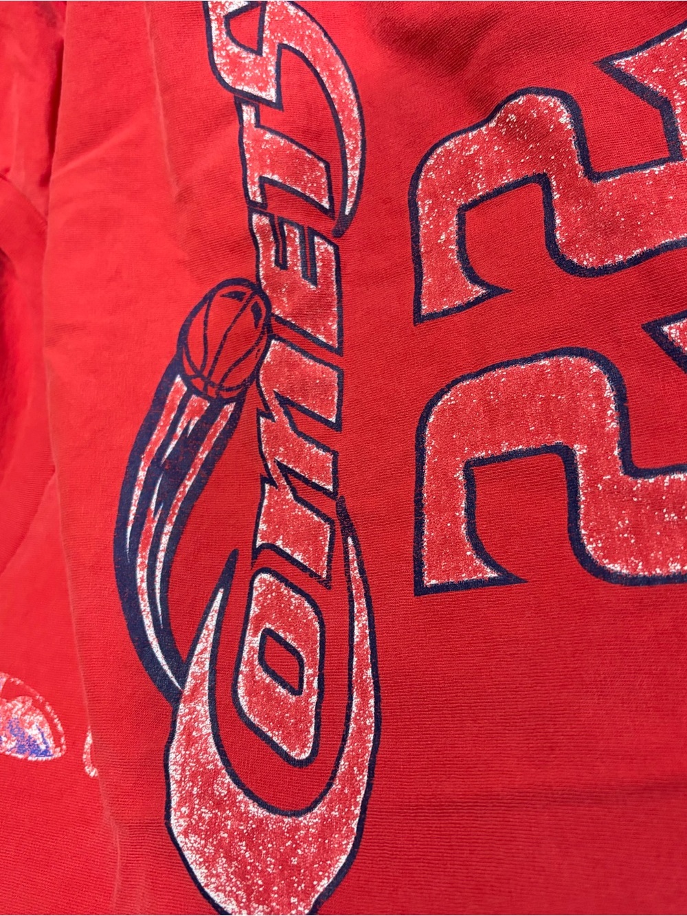 Champion Red Men’s XL Sheryl Swoopes Vintage Houston Comets tee